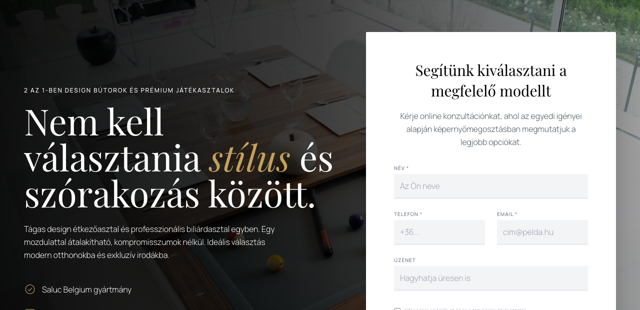 A staging főoldal fejléc nélküli, redaktált pillanatképe